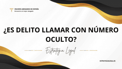 Es delito llamar con numero oculto